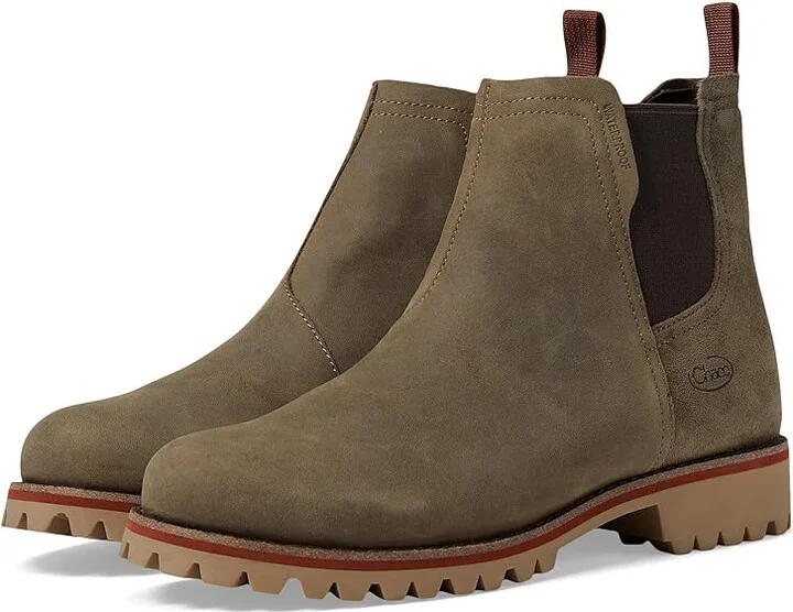 Chaco Fields Chelsea WP Women's Rain Boots Smoke : 7 B - Medium, Leather
