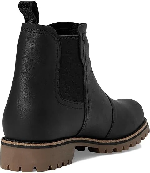 Chaco Fields Chelsea WP Women's Rain Boots True Black : 9.5 B - Medium, Leather - Image 4