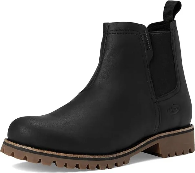 Chaco Fields Chelsea WP Women's Rain Boots True Black : 9.5 B - Medium, Leather - Image 5