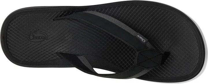 Chaco Lowdown Leather Flip Men's Sandals Black : 11 D - Medium - Image 2