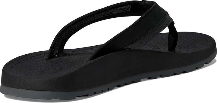 Chaco Lowdown Leather Flip Men's Sandals Black : 11 D - Medium - Image 4