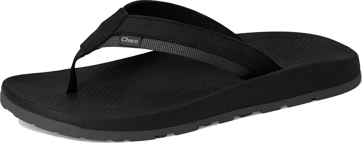 Chaco Lowdown Leather Flip Men's Sandals Black : 11 D - Medium - Image 5