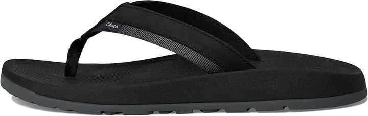 Chaco Lowdown Leather Flip Men's Sandals Black : 11 D - Medium - Image 6