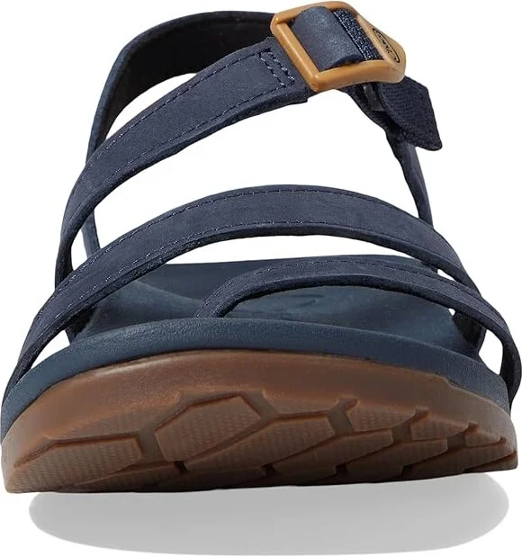 Chaco Lowdown Leather Strappy Women's Sandals Navy 1 : 10 B - Medium, Leather/Rubber - Image 2