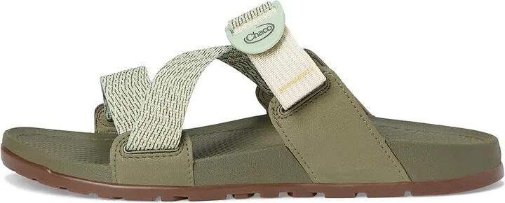 Chaco Lowdown Slide Women's Shoes Meadow Laurel Green : 5 B - Medium, Textile/Synthetic - Image 6