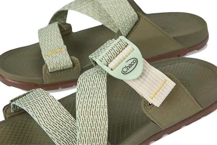 Chaco Lowdown Slide Women's Shoes Meadow Laurel Green : 5 B - Medium, Textile/Synthetic - Image 7