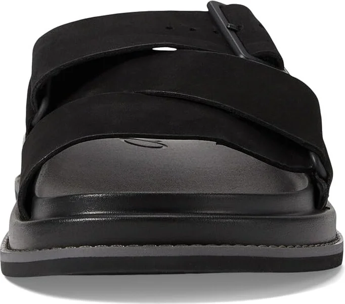 Chaco Townes Slide Women's Sandals Black 1 : 9 B - Medium, Leather - Image 2