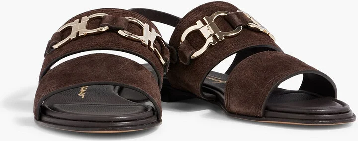 Chaim 10 embellished suede slingback sandals - Image 2
