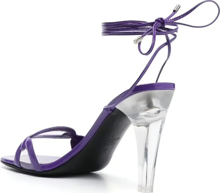 Chain 1967 110mm leather sandals - Image 3