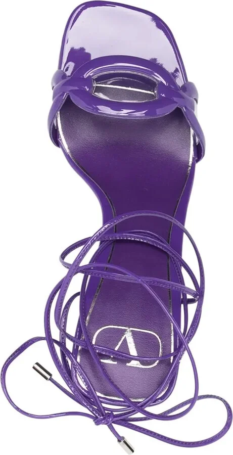 Chain 1967 110mm leather sandals - Image 4