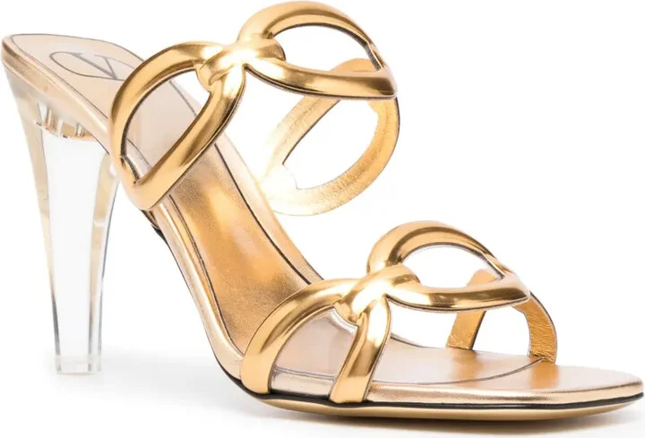 Chain 1967 110mm leather sandals - Image 2