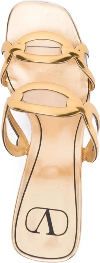 Chain 1967 110mm leather sandals - Image 4