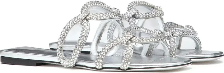 Chain 1967 crystal-embellished sandals - Image 2