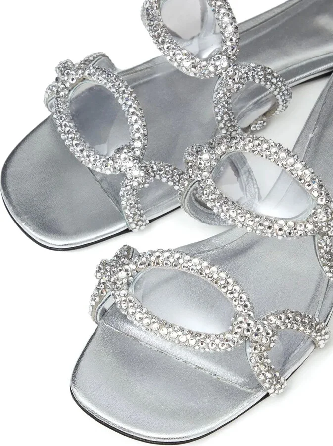 Chain 1967 crystal-embellished sandals - Image 5