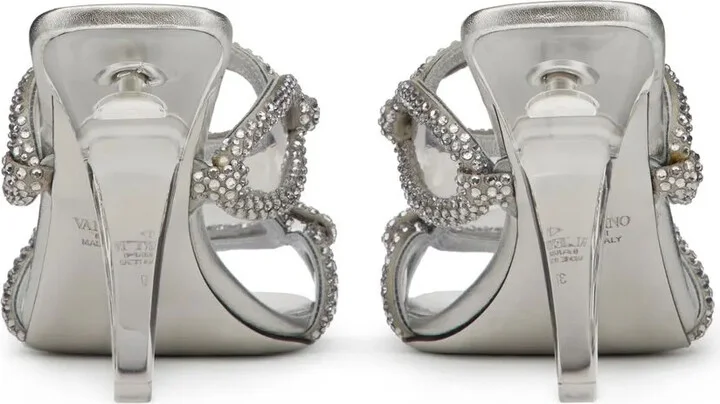 Chain 1967 embellished slide sandals - Image 3