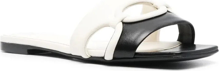 Chain 1967 leather flat sandals - Image 2