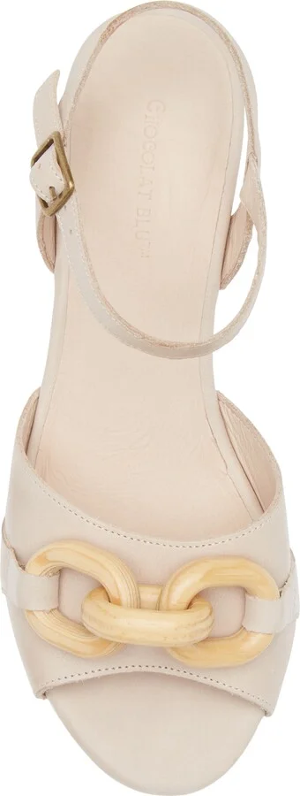 Chain Ankle Strap Wedge Sandal - Image 5