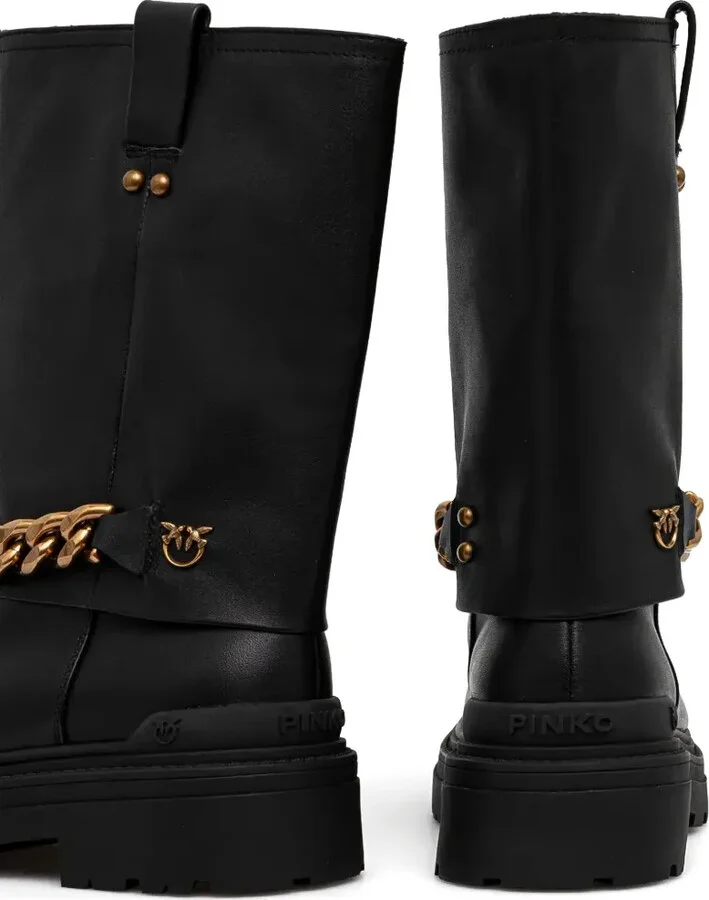 Chain-Detail Boots - Image 4