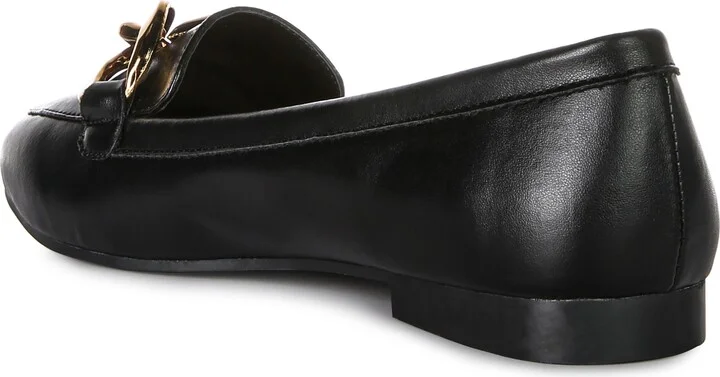 Chain Detail Faux Leather Loafer - Image 2
