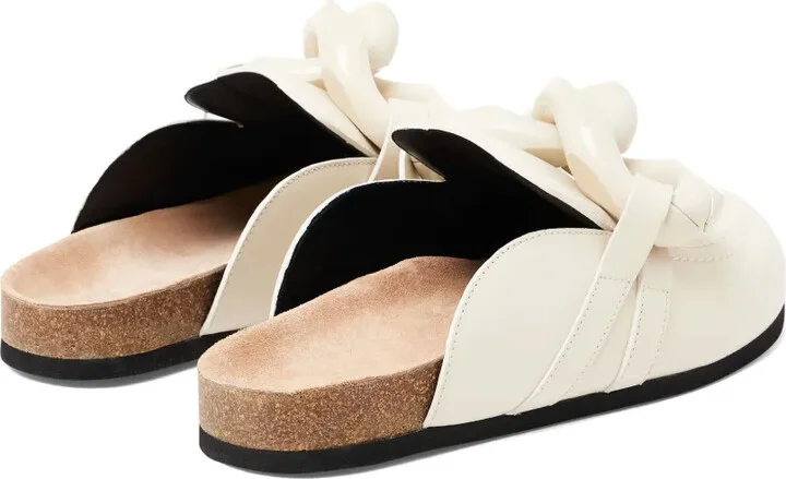 Chain-Detail Leather Mules - Image 3