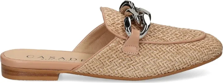 Chain-detail mules
