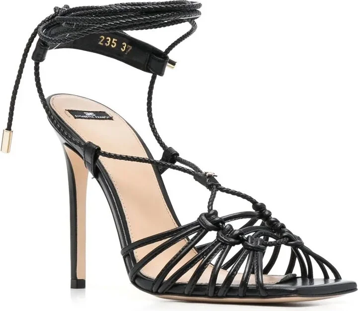 Chain-Detail Open-Toe Sandals - Image 2