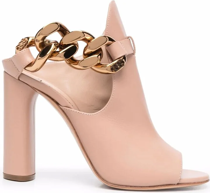 Chain-Detail Sandals