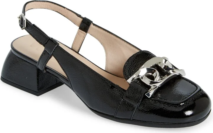 Chain Detail Slingback Pump