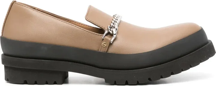Chain-Detailed Loafers