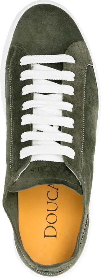 Chain-Detailed Suede Sneakers - Image 4