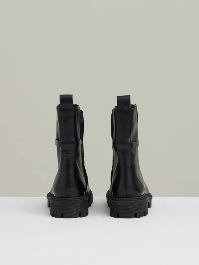 Chain Embellished Ankle Boots - Image 5