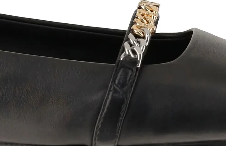 Chain-Embellished Ballet Flats - Image 5