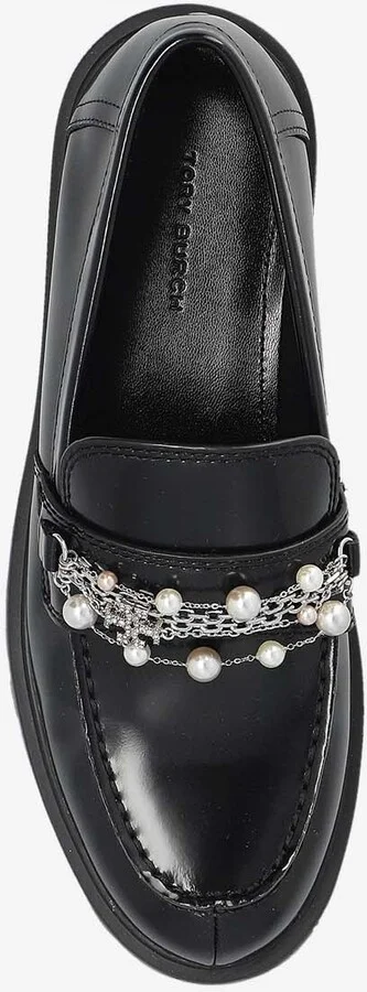 Chain Embellished Classic Lug Loafers - Image 3