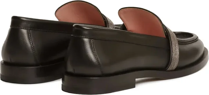 Chain-Embellished Loafers - Image 3