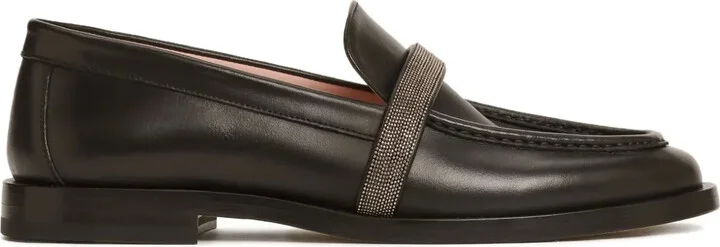 Chain-Embellished Loafers