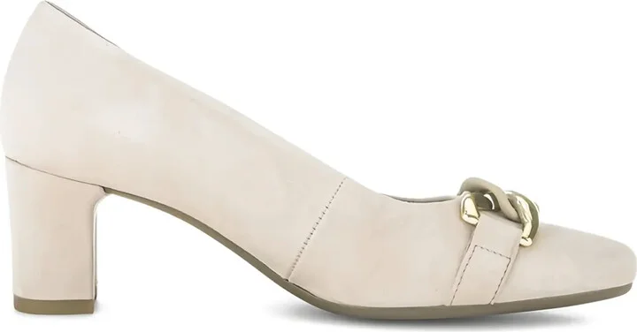 Chain-Embellished Pumps