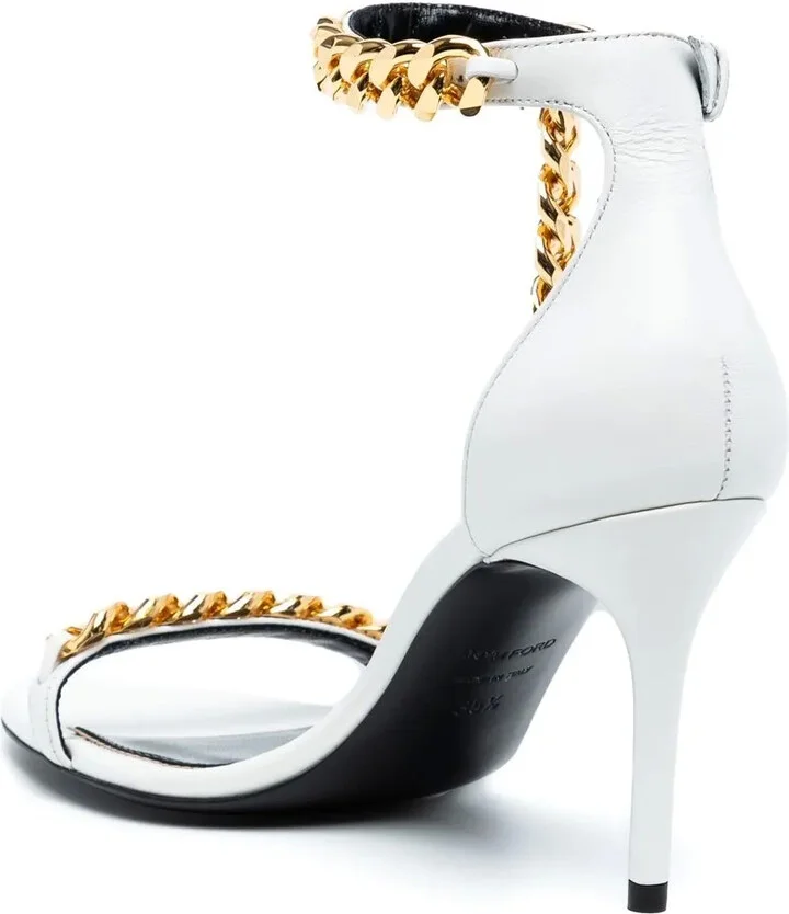 Chain-Embellished Sandals - Image 3