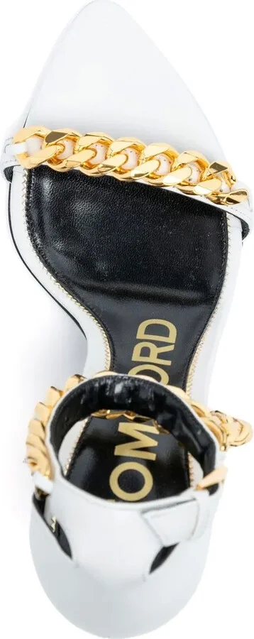 Chain-Embellished Sandals - Image 4