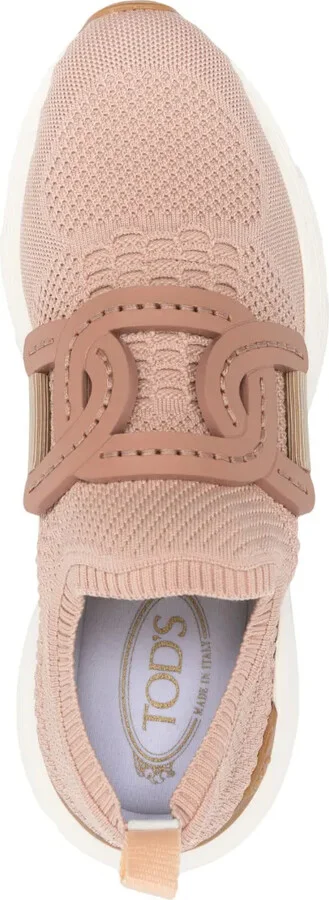Chain-Embellished Woven Sneakers - Image 4