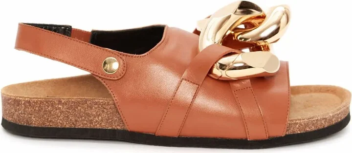 Chain flat sandals