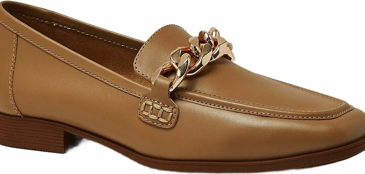 Chain Leather Loafers - Image 4
