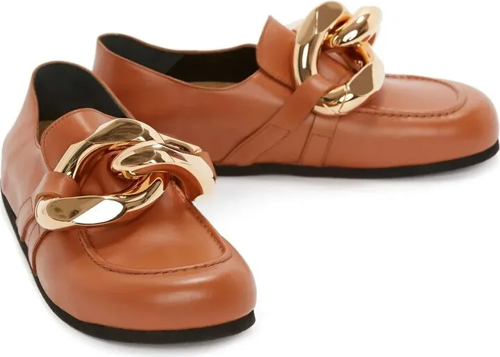 Chain leather loafers - Image 2