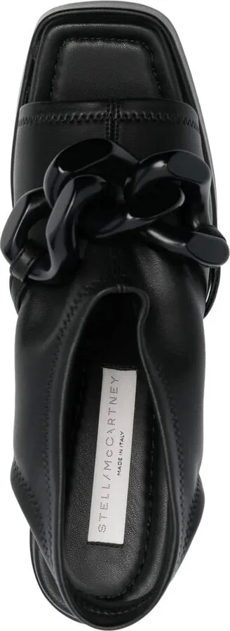 Chain-Link 125mm Block Heel Sandals - Image 4