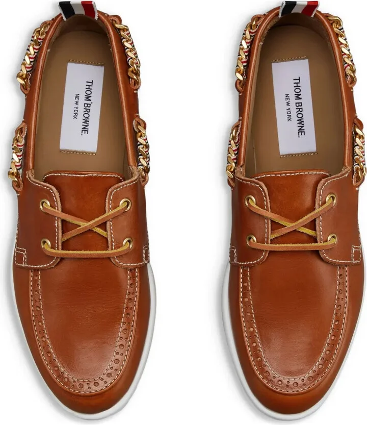 Chain-Link Boat Shoes - Image 3