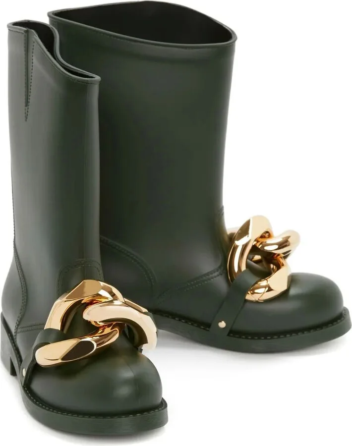 Chain-Link Detail Boots - Image 2