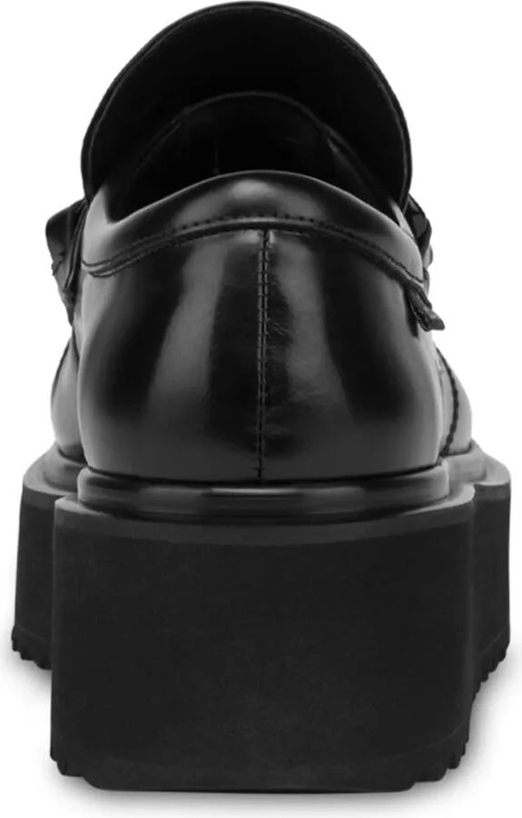 Chain Link-Detail Flatform Loafers - Image 3