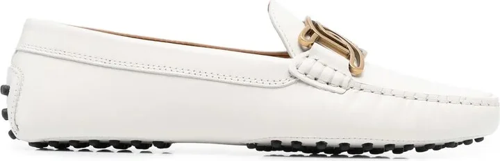 Chain-Link Detail Loafers