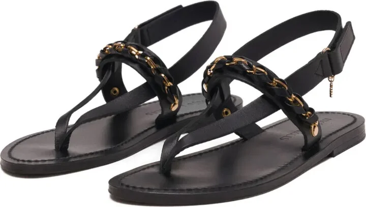 Chain-Link Detail Sandals - Image 2