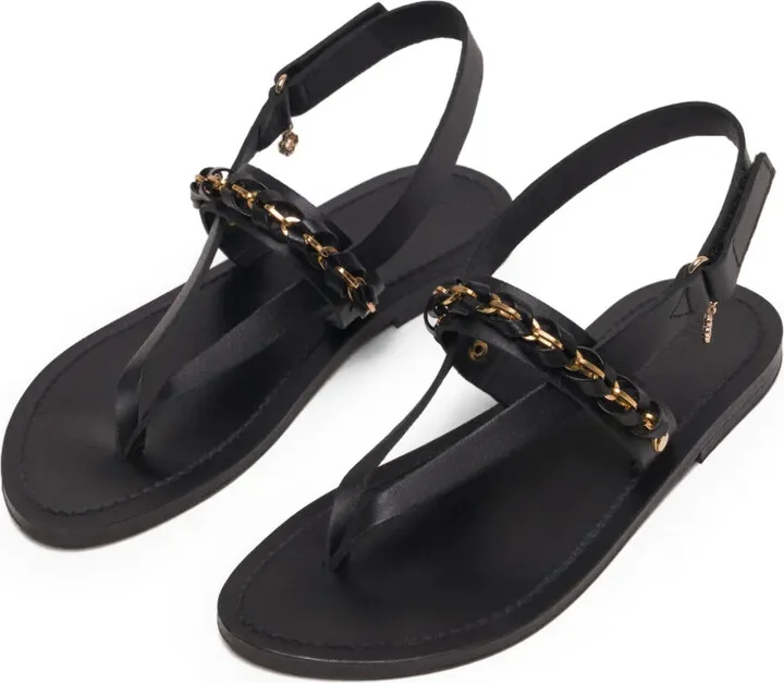 Chain-Link Detail Sandals - Image 4
