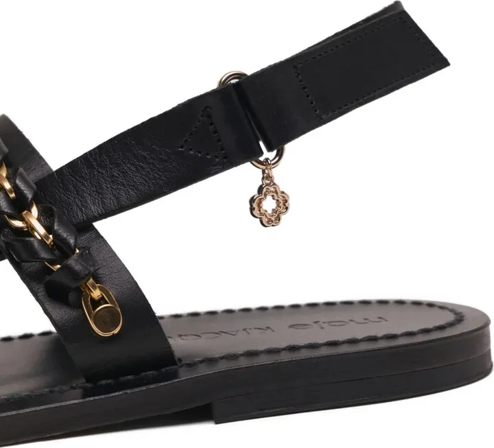 Chain-Link Detail Sandals - Image 5
